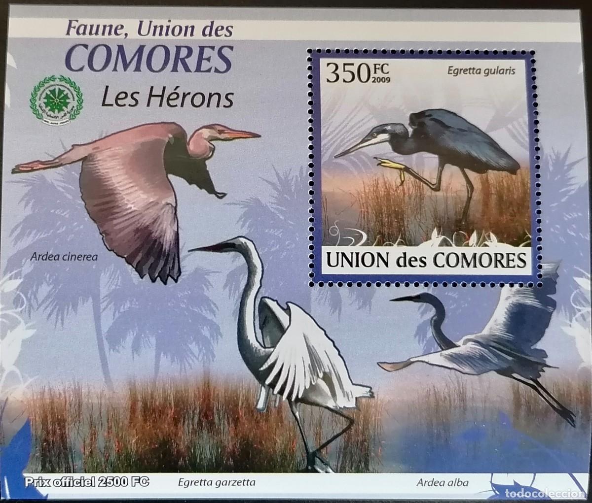 Sellos: COMORAS 2009 - HB GARZAS . - Foto 1