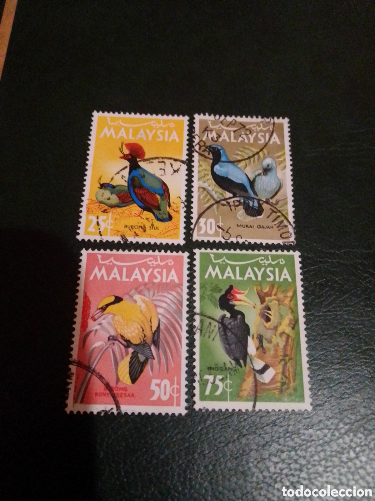 Sellos: Malasia p&aacute;jaros ..... - Foto 1