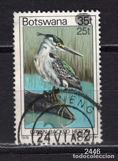 Sellos: Botswana 1981 usado AVES Scott 289 - Foto 1
