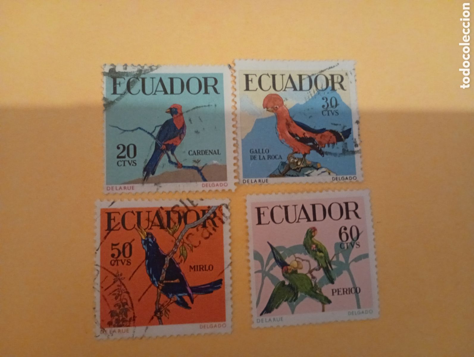 Sellos: Ecuador pajaros ......