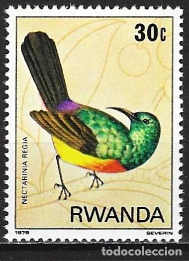 Sellos: Ruanda 1980 - Mi 1020 - YT 912 - Ave : Sucre - MNH**