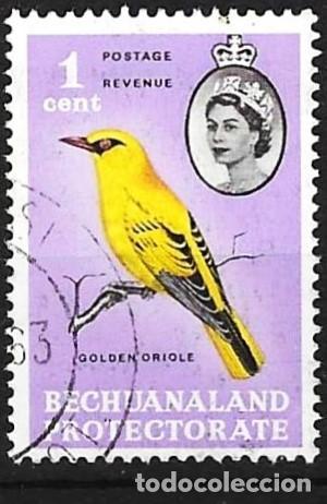 Sellos: Bechuanaland 1961 - Mi 155 - YT 119 - Ave : Loriot