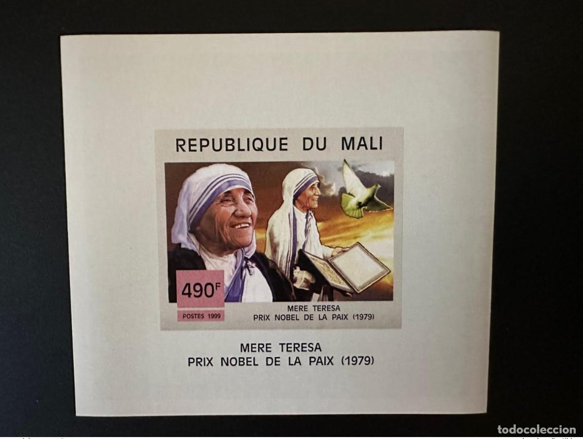 Sellos: Mal&iacute; 1999 Mi. Bl.2247 ND Luxury Block Madre Mutter Teresa Dove Colombe