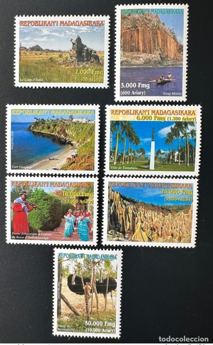 Sellos: Madagascar 2004 Mi. 2620 - 2626 Turismo Danza Baile folclore fauna