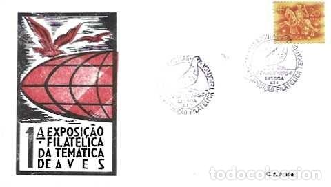 Sellos: Portugal y FDC Exposici&oacute;n Tem&aacute;tica de Aves, Lisboa 1964 (776)