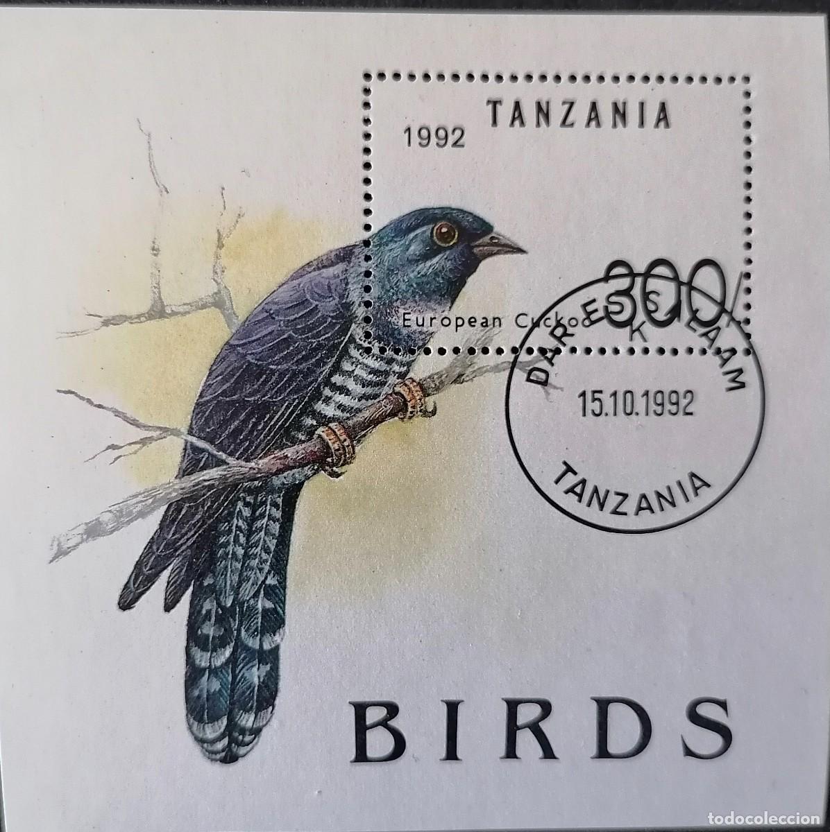 Sellos: TANZANIA 1992 - HB CUCO .