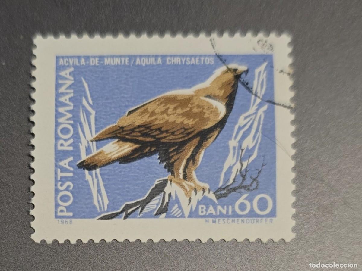 Sellos: SELLO RUMANIA 1968 AVES AGUILA