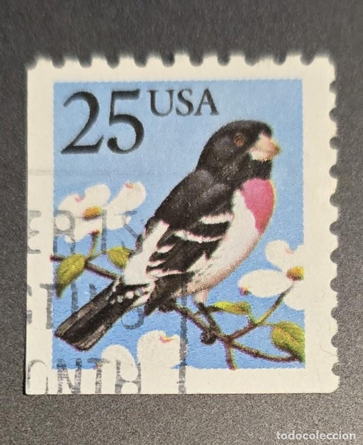 Sellos: SELLO USADO ESTADOS UNIDOS 1988 AVES PAJAROS