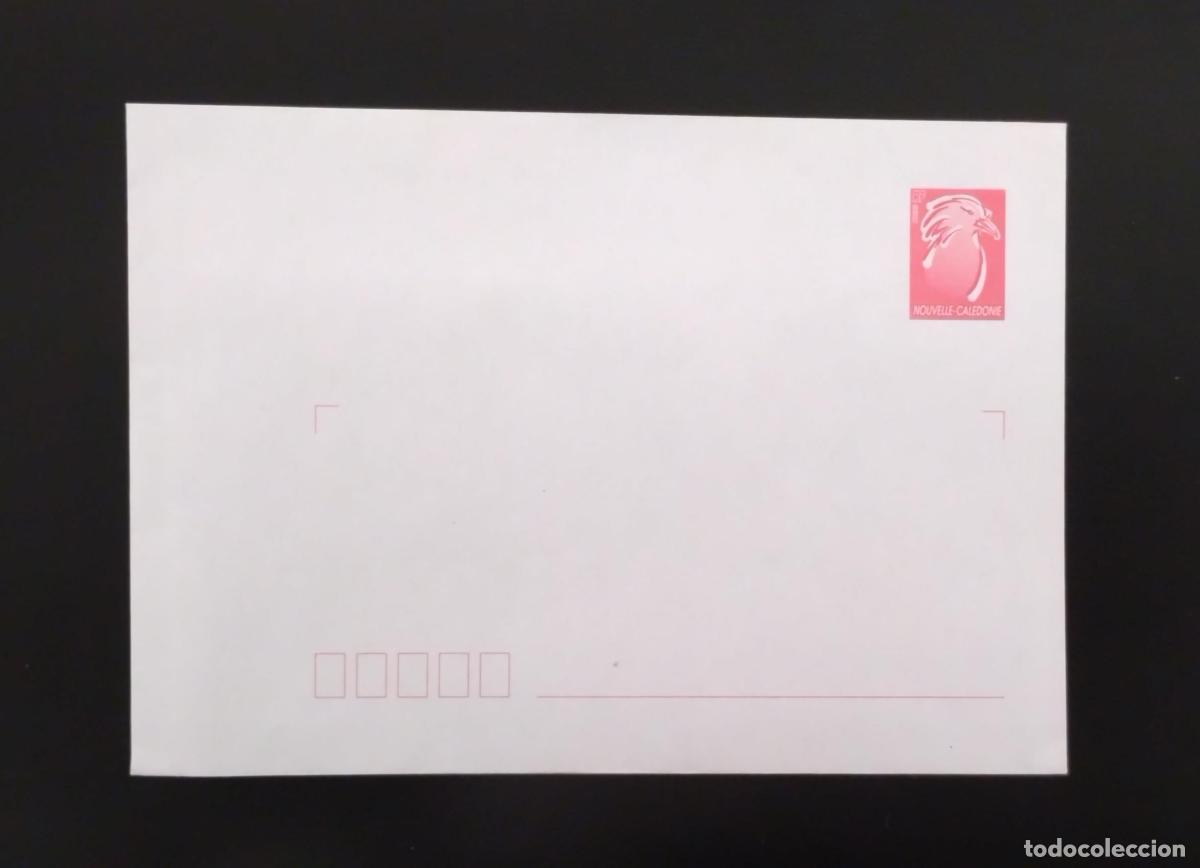 Sellos: PAP Completo postal Nueva Caledonia - Sobre presellado Cagou rosa nuevo