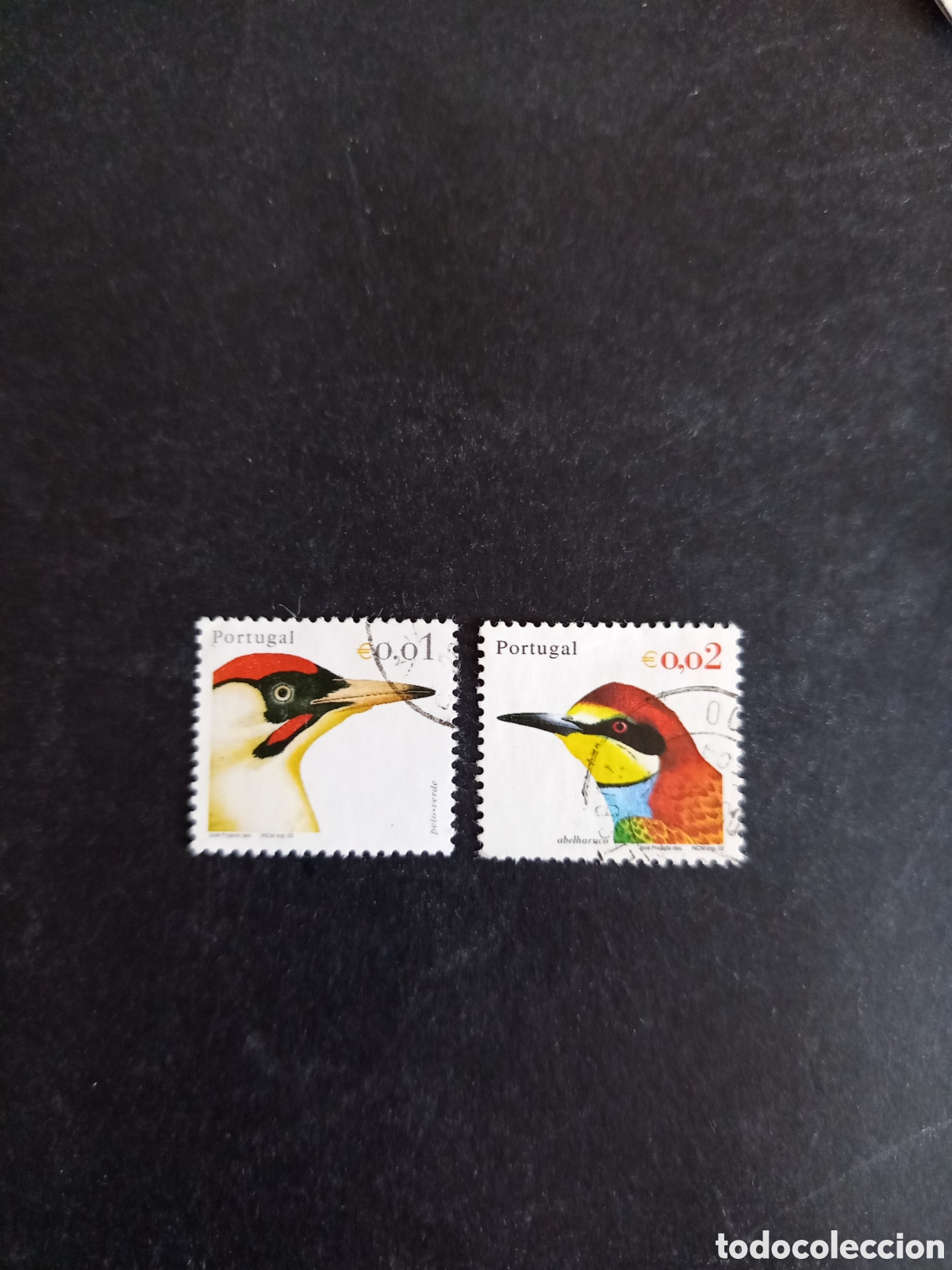 Sellos: Portugal, 2002/3. Fauna: p&aacute;jaros. Pedido m&iacute;nimo 3 &euro;. Ver fotos