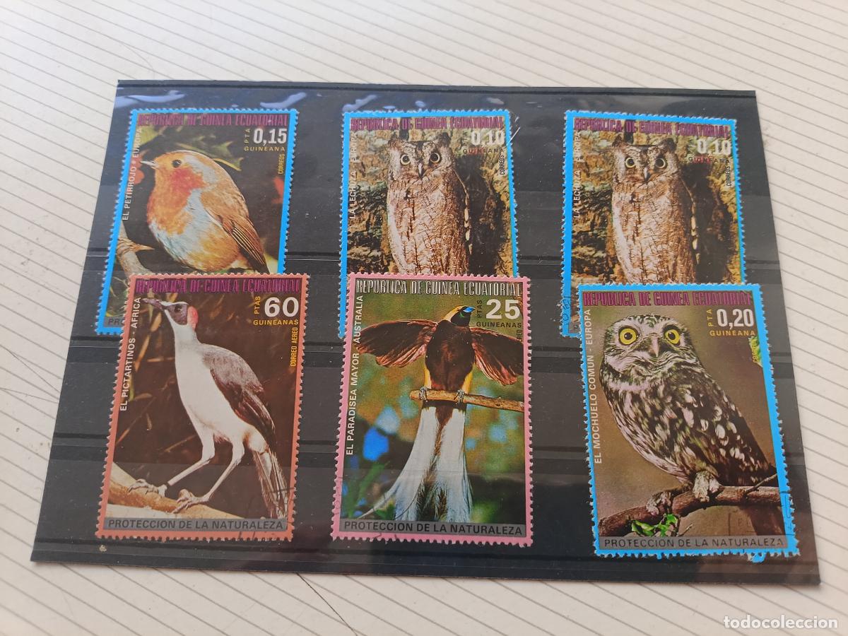 Sellos: Aves. Lote de sellos