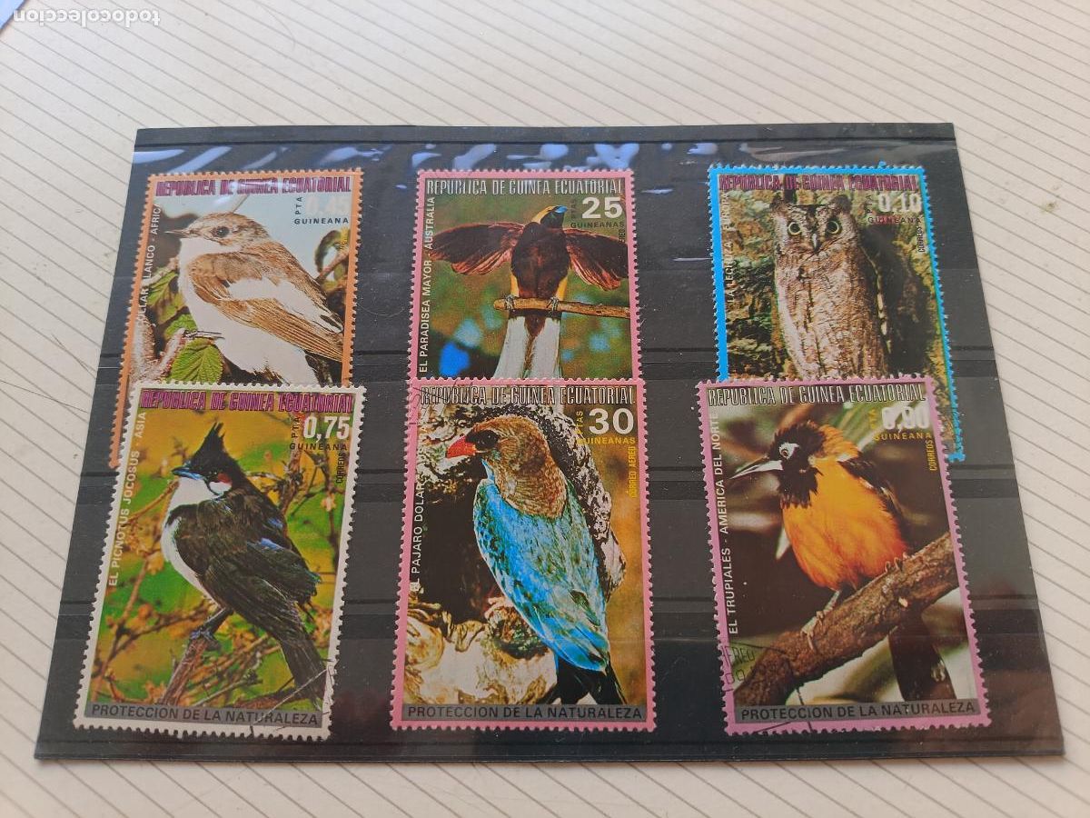 Sellos: Aves. Lote de sellos