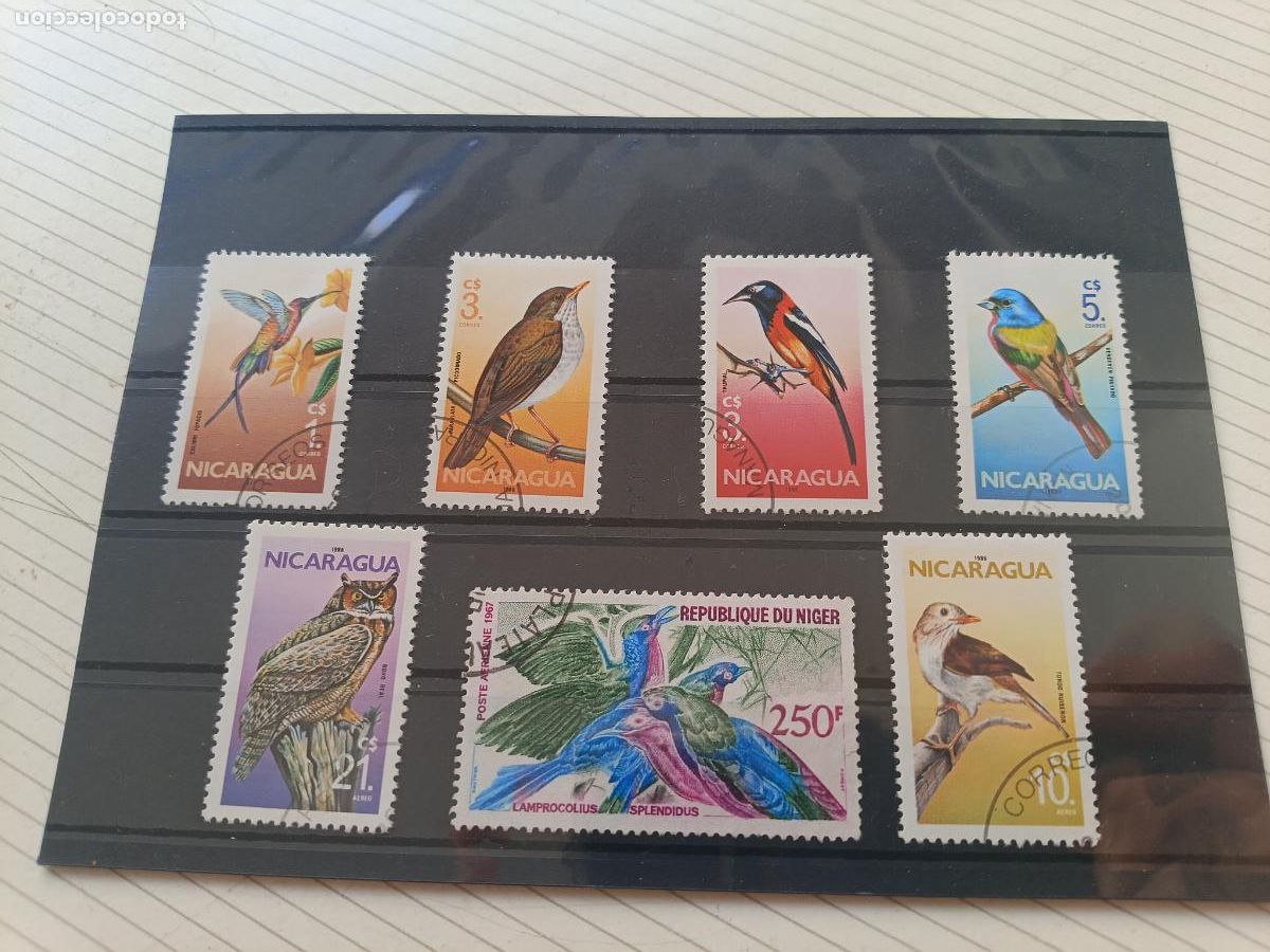 Sellos: Aves. Lote de sellos