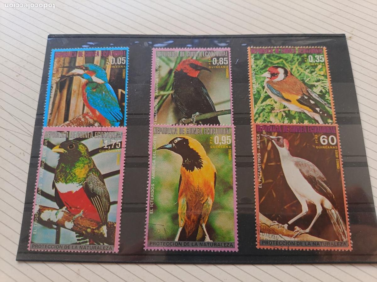 Sellos: Aves. Lote de sellos