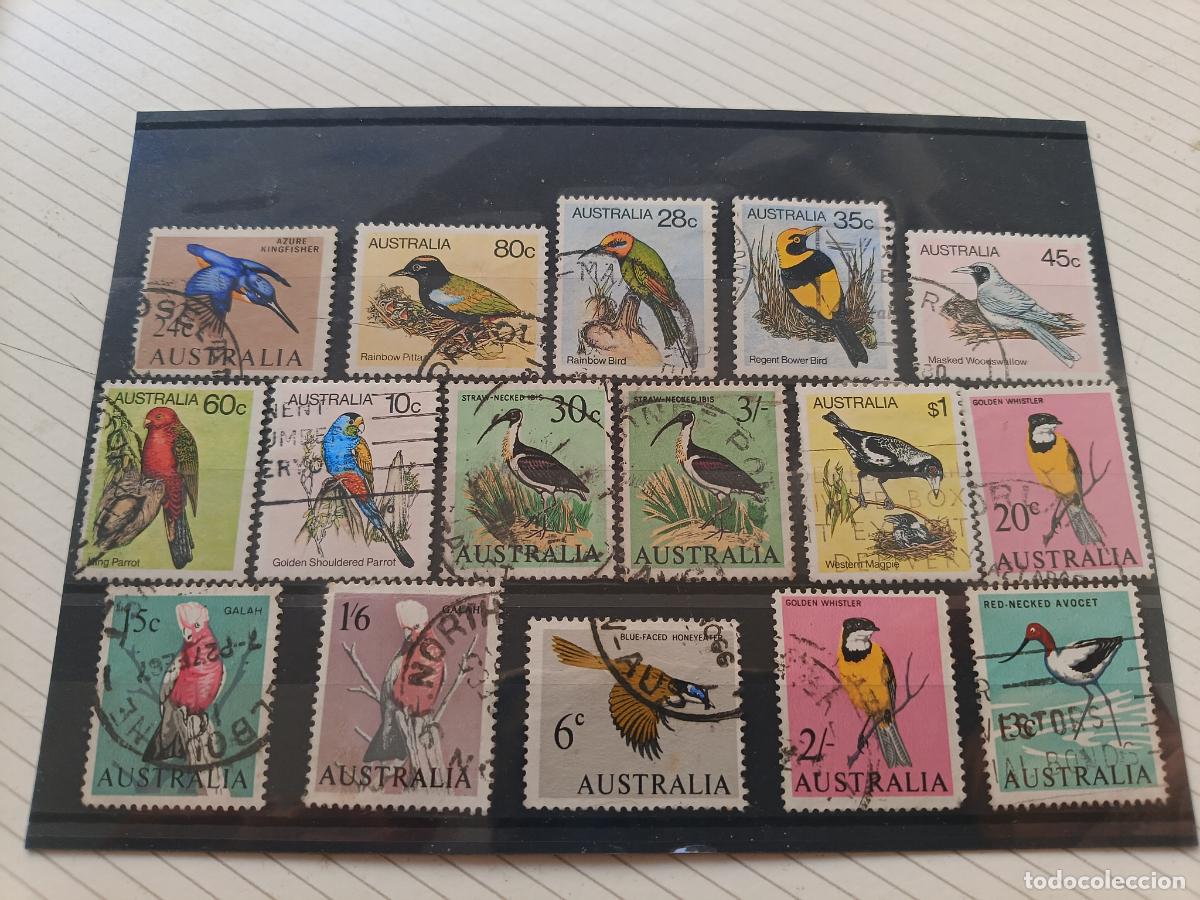 Sellos: Aves. Lote de sellos. Australia