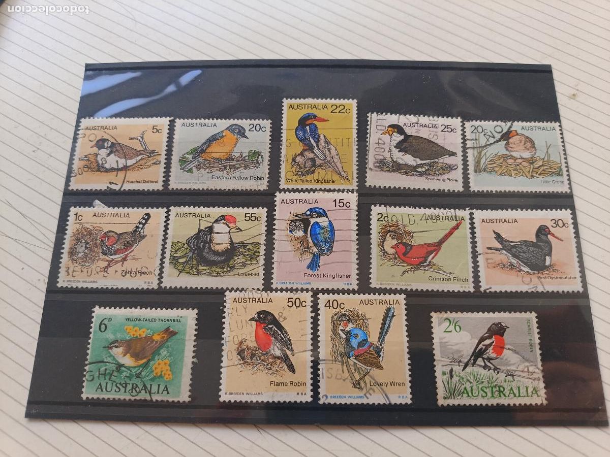 Sellos: Aves. Lote de sellos. Australia