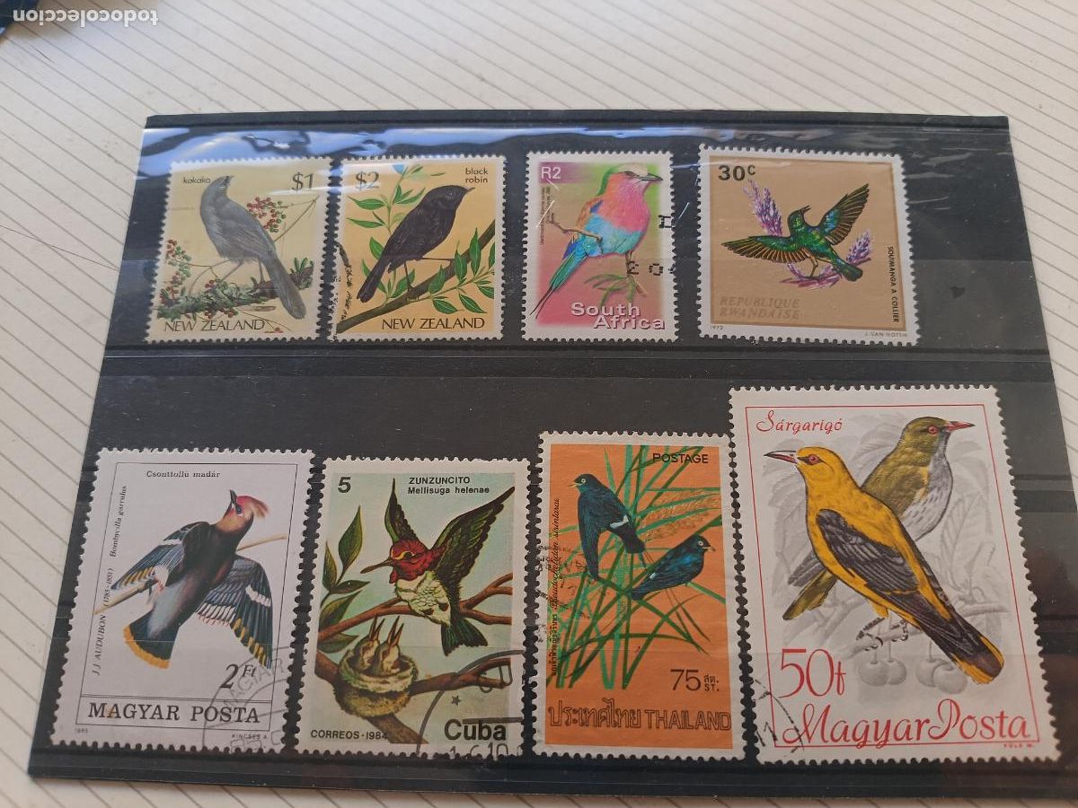 Sellos: Aves. Lote de sellos