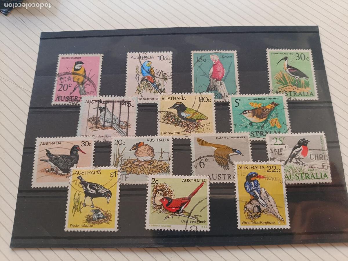 Sellos: Aves. Lote de sellos. Australia