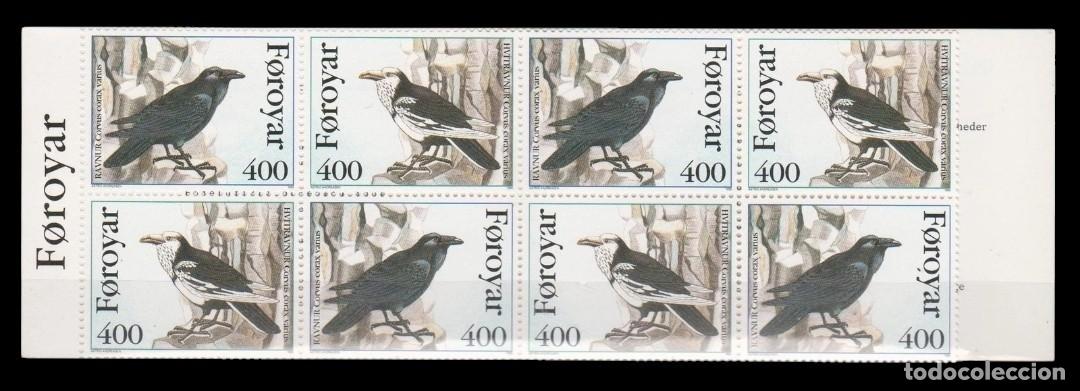 Sellos: ISLAS FEROE 1995 AVES - BIRDS. CARN&Eacute; NUEVO Y PERFECTO - MNH **