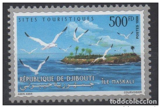 Sellos: Djibouti 1998 Mi. 673 nueve MNH Islas Maskali Gaviotas P&aacute;jaros raros!