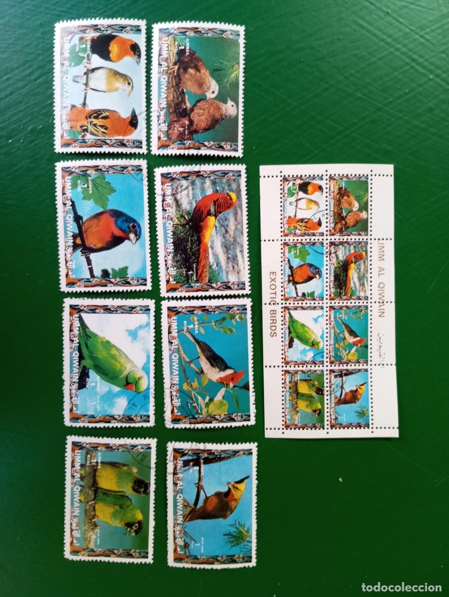Sellos: FAUNA, AVES, SERIE Y MINI HOJA BLOQUE CON LOS MISMOS
