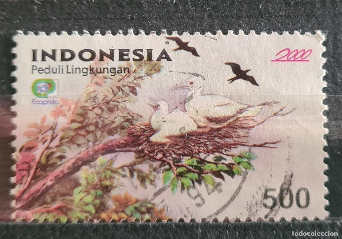 Sellos: Sello usado de Indonesia 2000. Protecci&oacute;n del Medio Ambiente: fauna