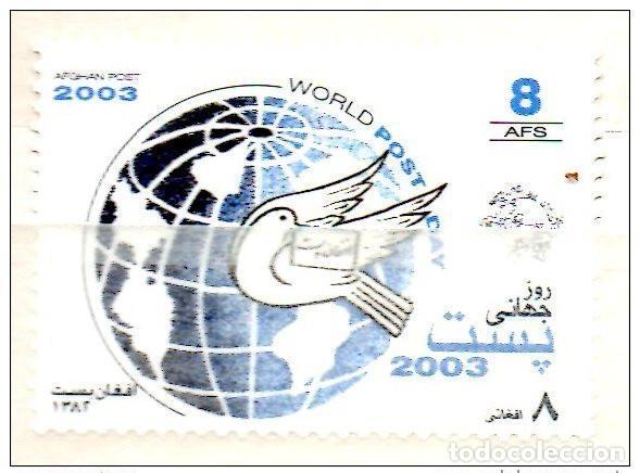 Sellos: Afganist&aacute;n 2003 mediados de 1980 D&iacute;a Mundial del Correo UPU Paloma pasajera Taube Poste