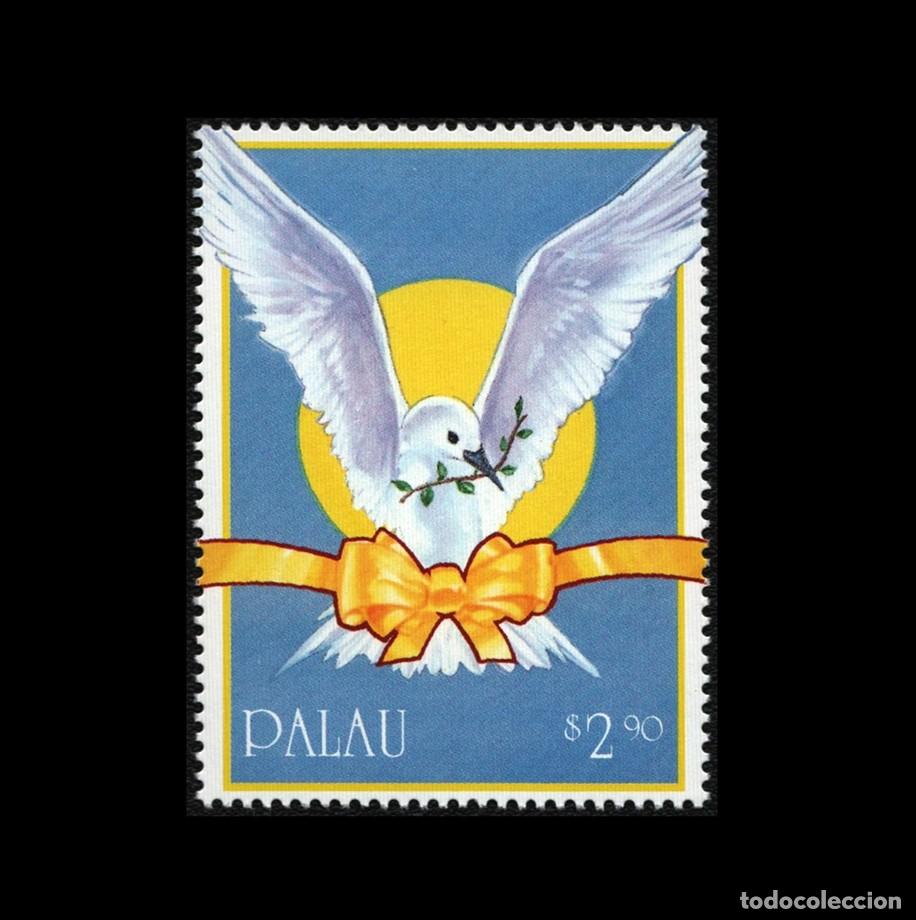 Sellos: Palaos (Palau) 1991 | Liberation of Kuwait, Peace Dove | Yv: 431 - Mi: 473 MNH