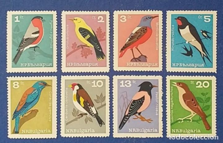 Sellos: Sellos Tema Aves Bulgaria 1965 1315/22 8v. Nuevos