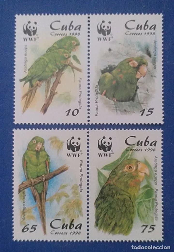 Sellos: Sellos Tema Aves 1998 N&ordm; 3749/52 WWF 4 Sellos Nuevos