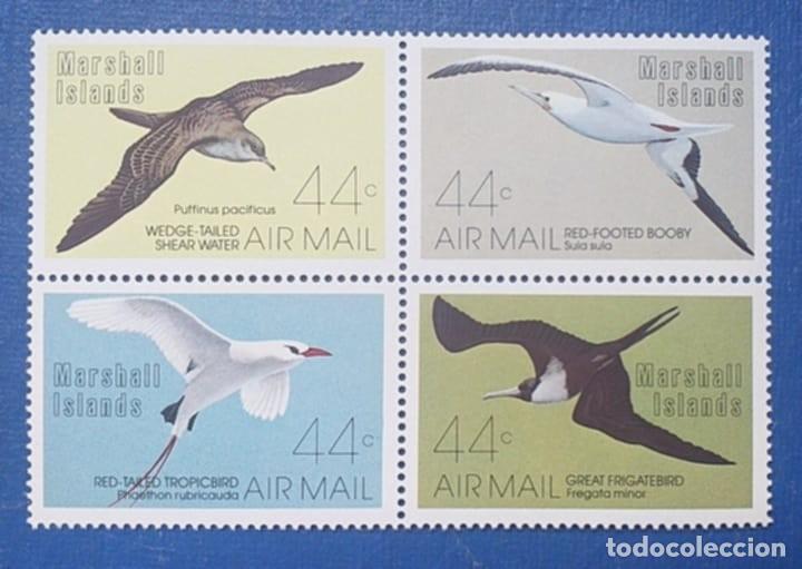 Sellos: Sellos Tema Aves Islas Marshall 1987 A&eacute;reo n&ordm; 8/11 4v. Nuevos