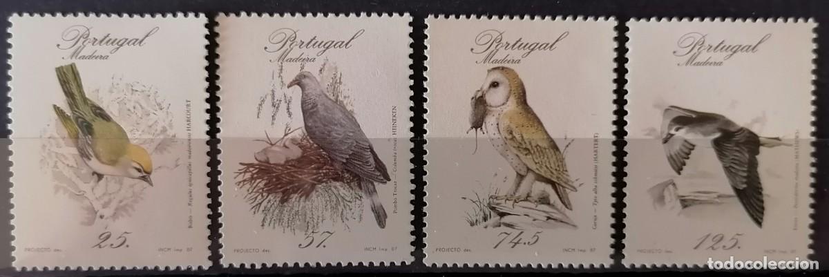 Francobolli: MADEIRA 1987 - P&Aacute;JAROS .