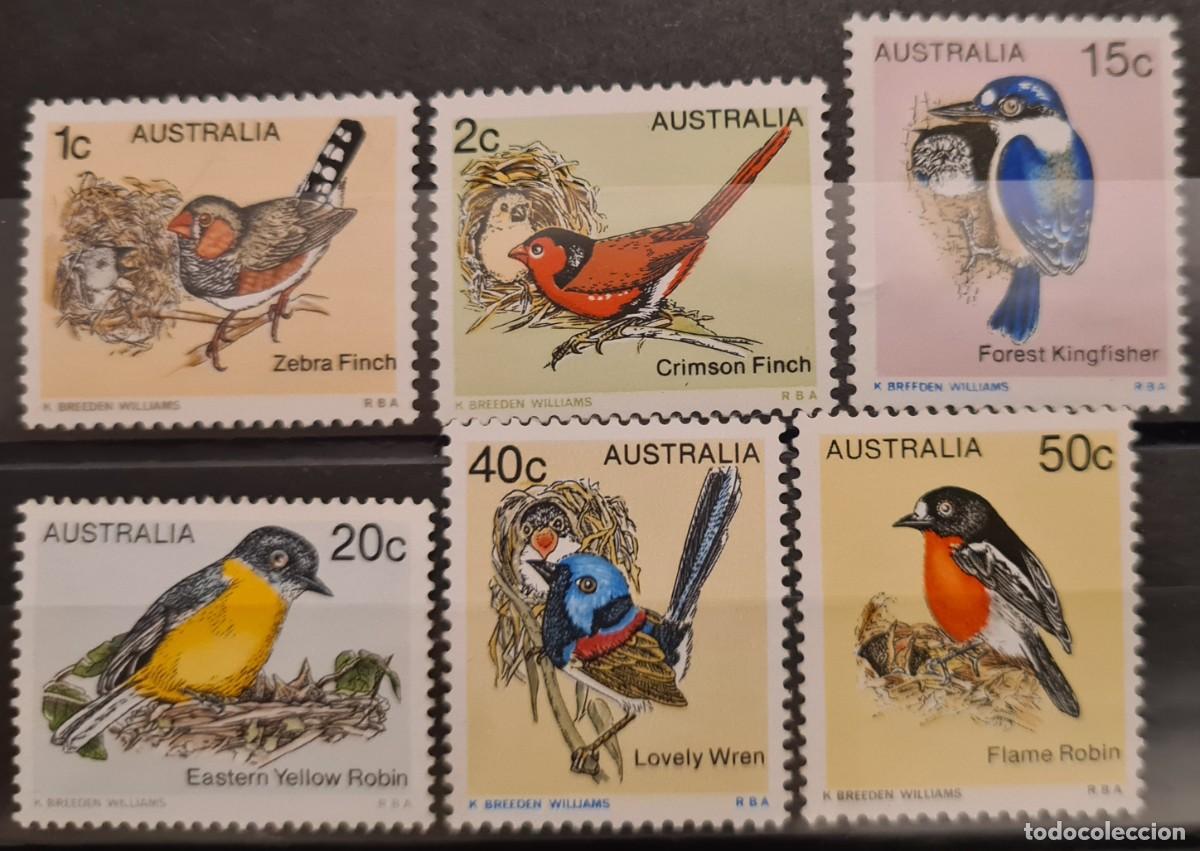 Sellos: Serie completa de sellos nuevos de Australia 1979: aves