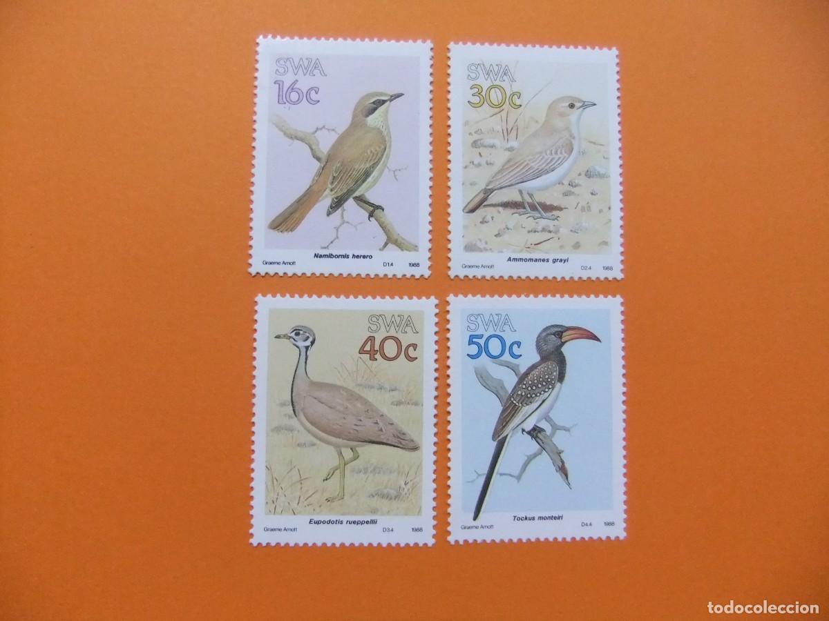 Sellos: 48 SWA SUIDWES AFRIKA - SOUTH WEST AFRICA 1988 / FAUNA / YVERT 586 / 589 MNH