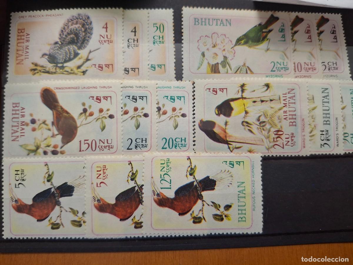 Timbres: HB1637 GRANDES SERIES MUNDIALES sellos en NUEVO** BHUTAN aves ideal para tematicas