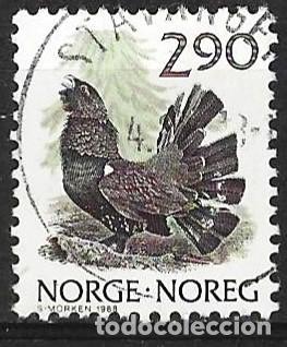 Selos: Noruega 1988 - Mi 986 - YT 942 - Ave : Urogallo