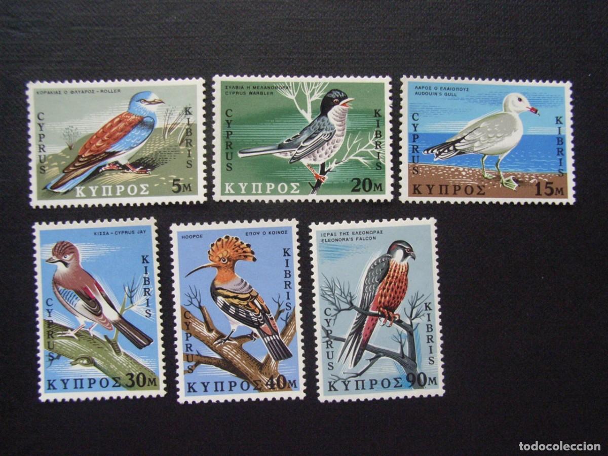 Stamps: CHIPRE N&ordm; YVERT 314/9*** A&Ntilde;O 1969. AVES