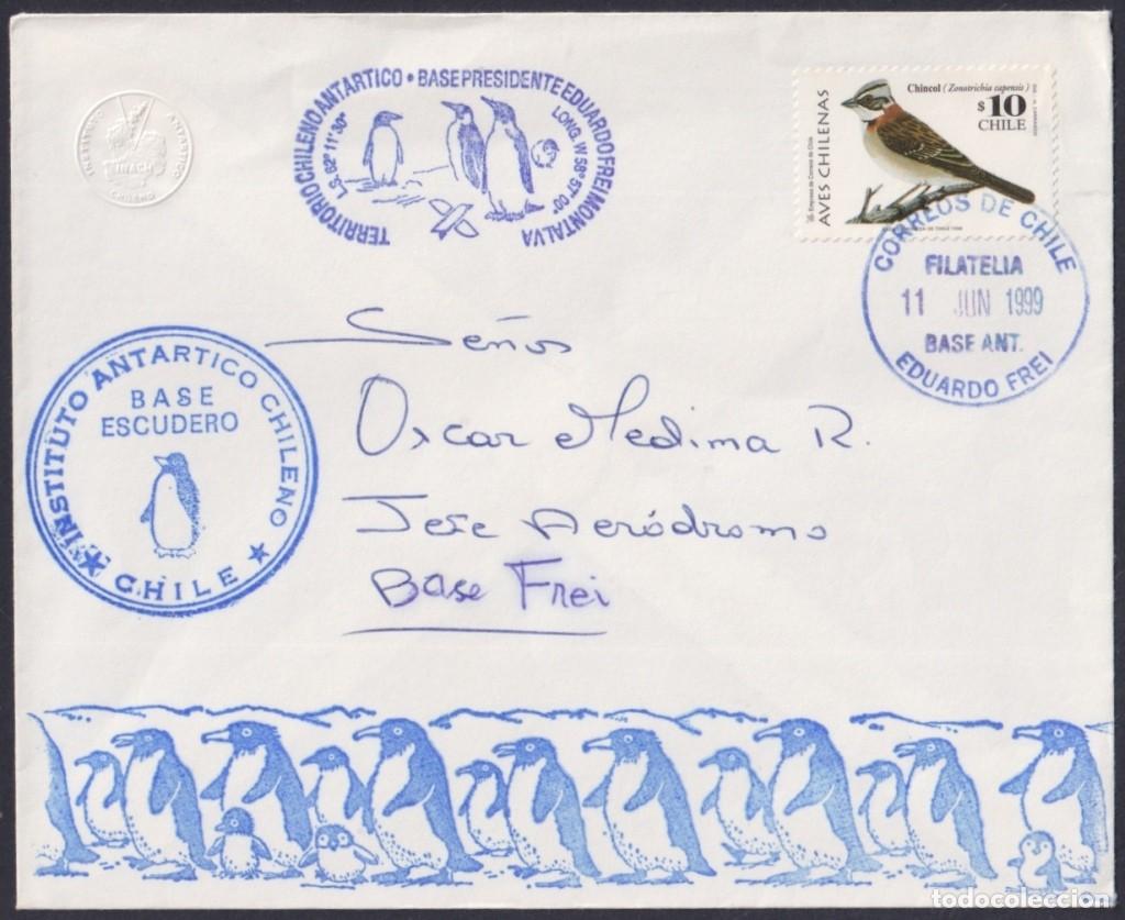 Briefmarken: F-EX64173 CHILE ANTARCTIC TERRITORY 2003 BIRD POSTCARD ESCUDERO STATION - CHILE.
