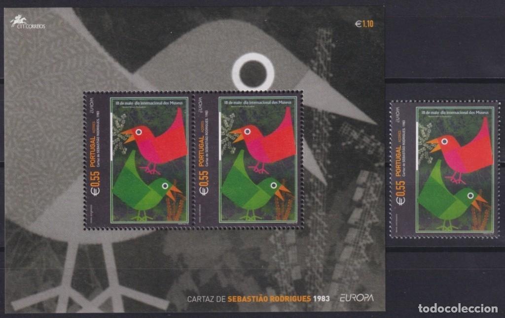 Sellos: F-EX66028 PORTUGAL AZORES MNH 2003 EUROPA CEPT ART POSTER BIRD.