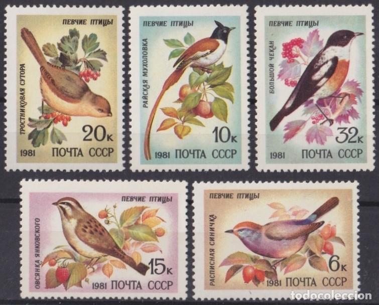 Selos: F-EX65456 RUSSIA MNH 1981 BIRD OISEAUX V&Ouml;GEL AVES.