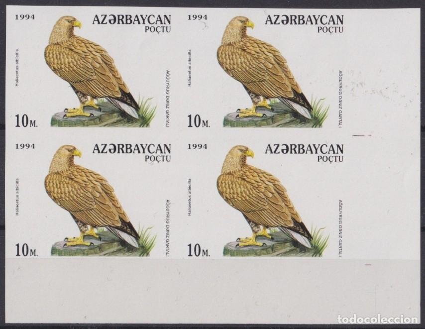 Francobolli: F-EX65460 AZERBAIJAN MNH 1994 IMPERFORATE PROOF EAGLE BIRD OISEAUX V&Ouml;GEL AVES.