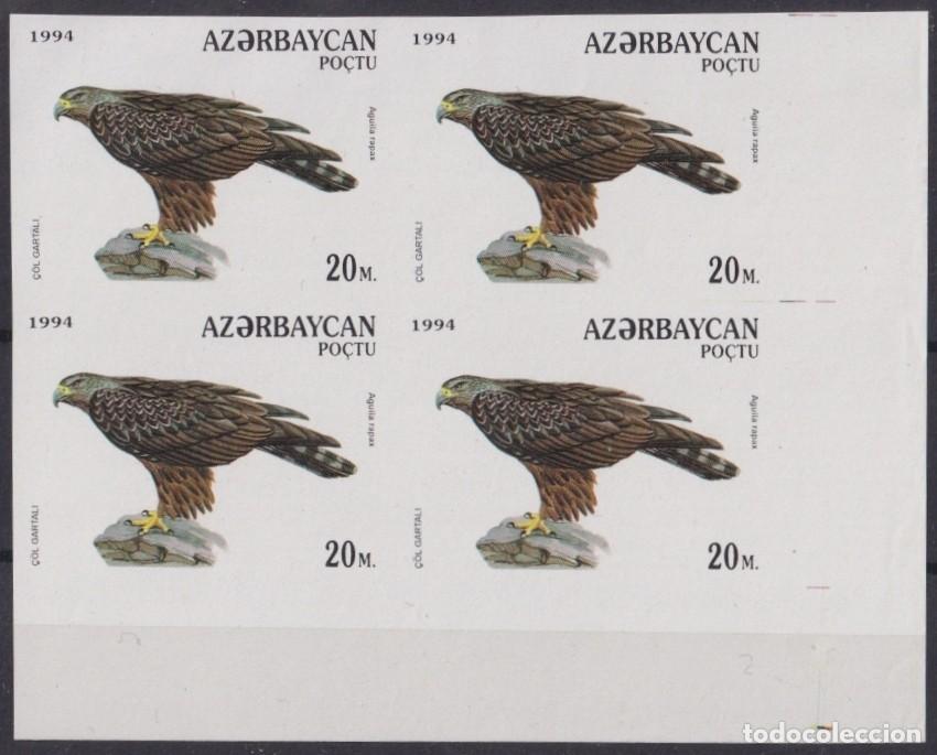 Francobolli: F-EX65461 AZERBAIJAN MNH 1994 IMPERFORATE PROOF EAGLE BIRD OISEAUX V&Ouml;GEL AVES.
