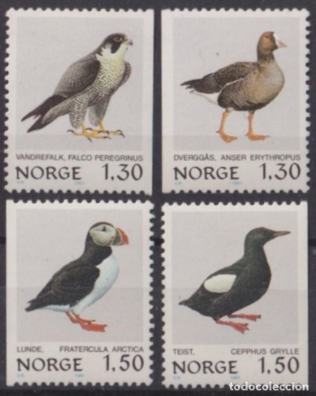 Francobolli: F-EX65405 NORWAY NORGE NOREG MNH 1981 BIRD OISEAUX V&Ouml;GEL AVES.