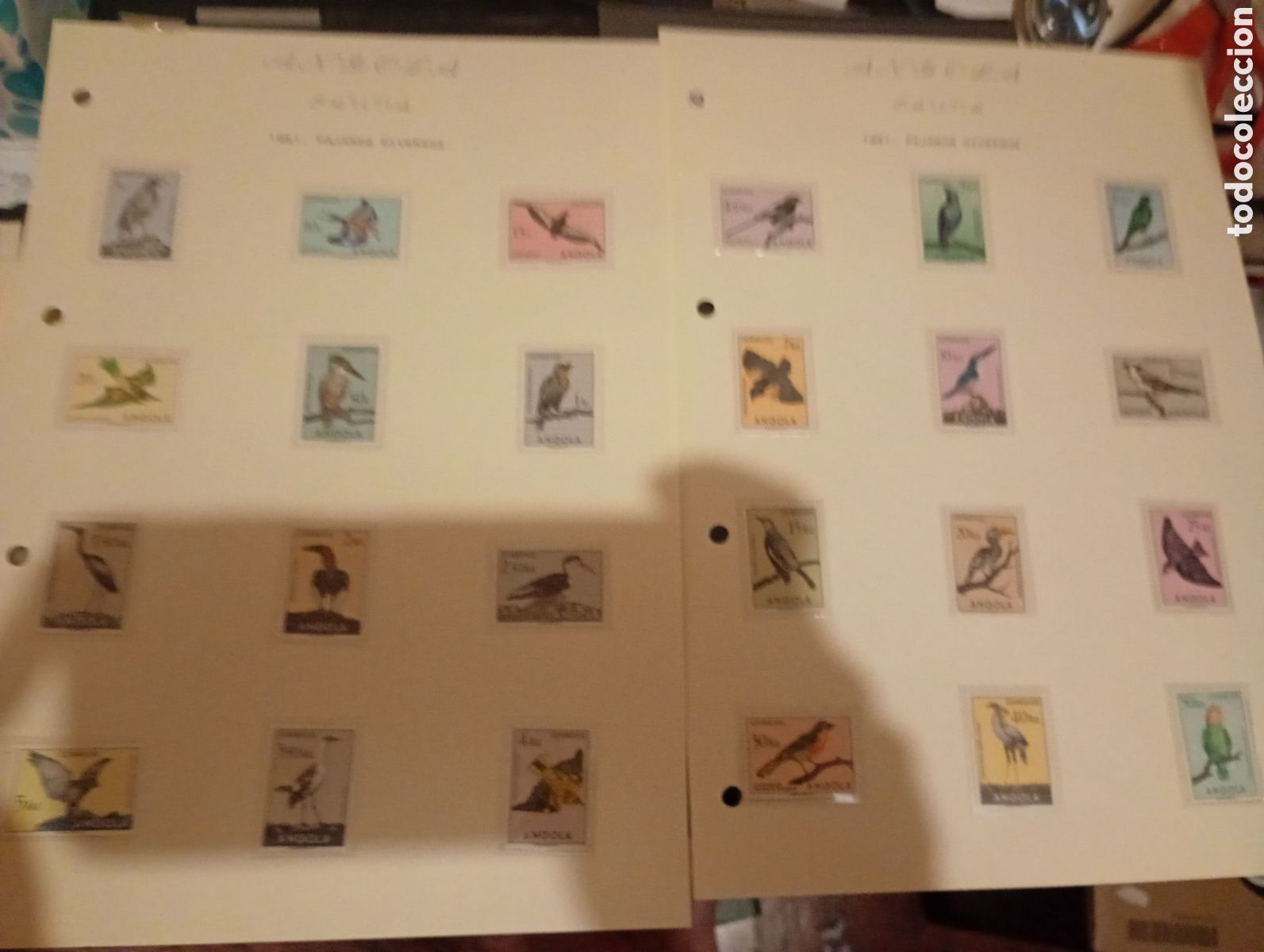 Sellos: ANGOLA AF-326-349 YVERT 328-351 AVES