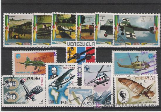 Sellos: TEMA AVIACION BONITO LOTE - Foto 1