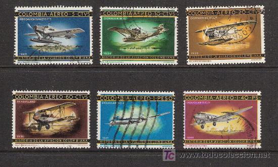Sellos: COLOMBIA - Aviones - Foto 1