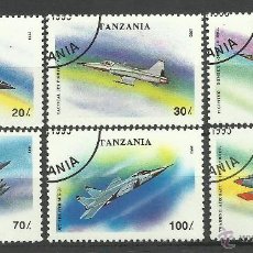 Sellos: TANZANIA 1993 LOTE DE SELLOS AVIONES - AEROPLANOS- BIPLANOS- AVION- BOMBARDEROS- AIRCRAFT