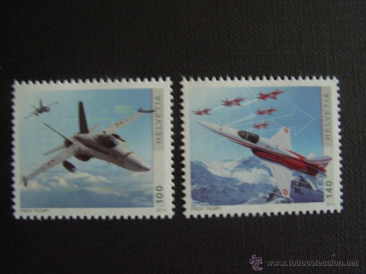 Sellos: SUIZA A&Ntilde;O 2014. AVIONES - Foto 1