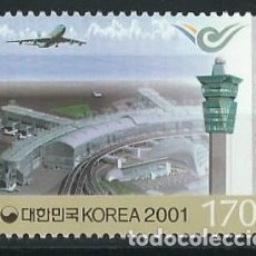 Sellos: KOREA 2001 Y&T 1981** OPENING OF INCHEON INTERNATIONAL AIRPORT 