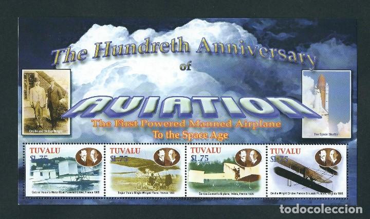 Sellos: SELLOS TUVALU 2003 Centenario de la aviaci&oacute;n - Foto 1